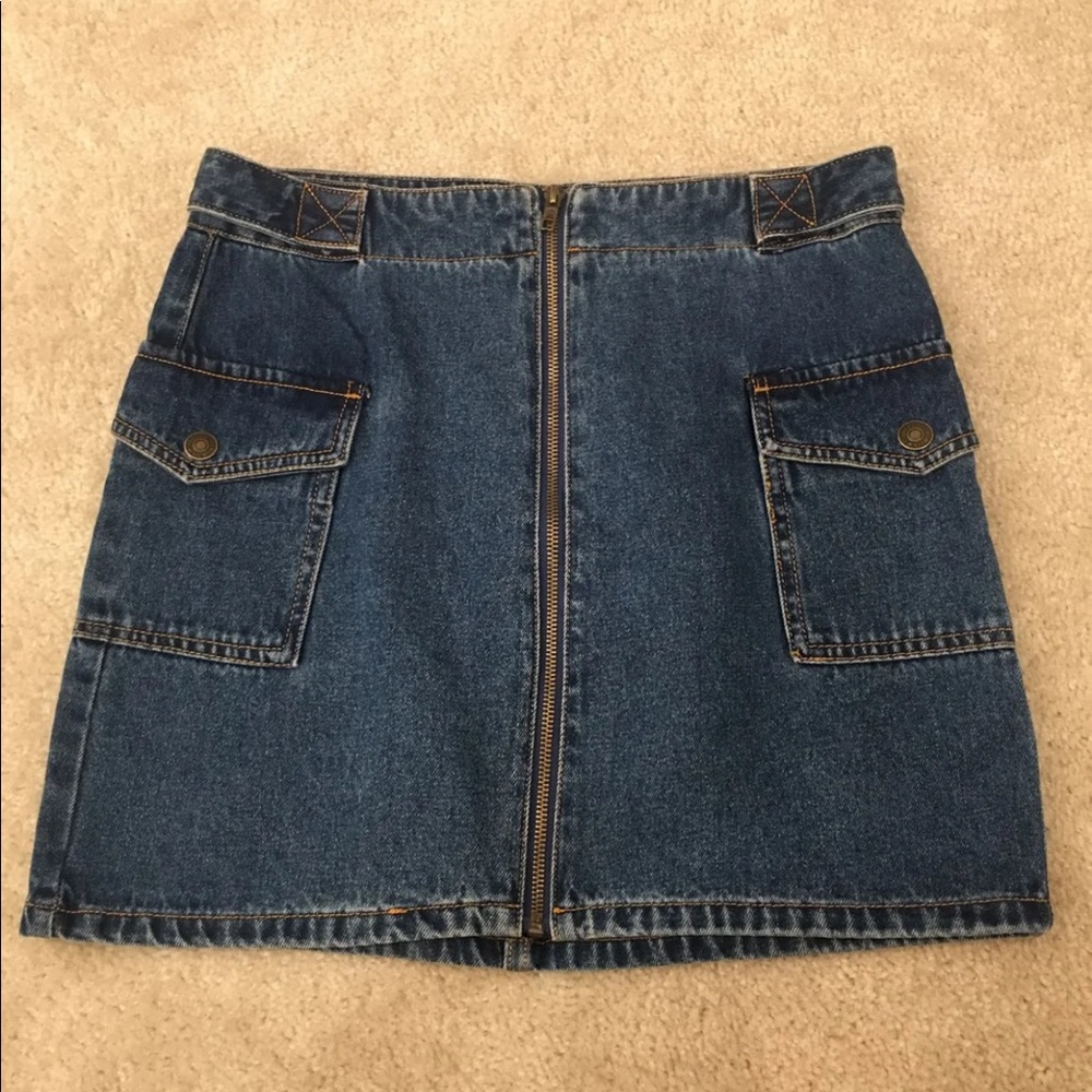 Forever 21 Denim Cargo Skirt